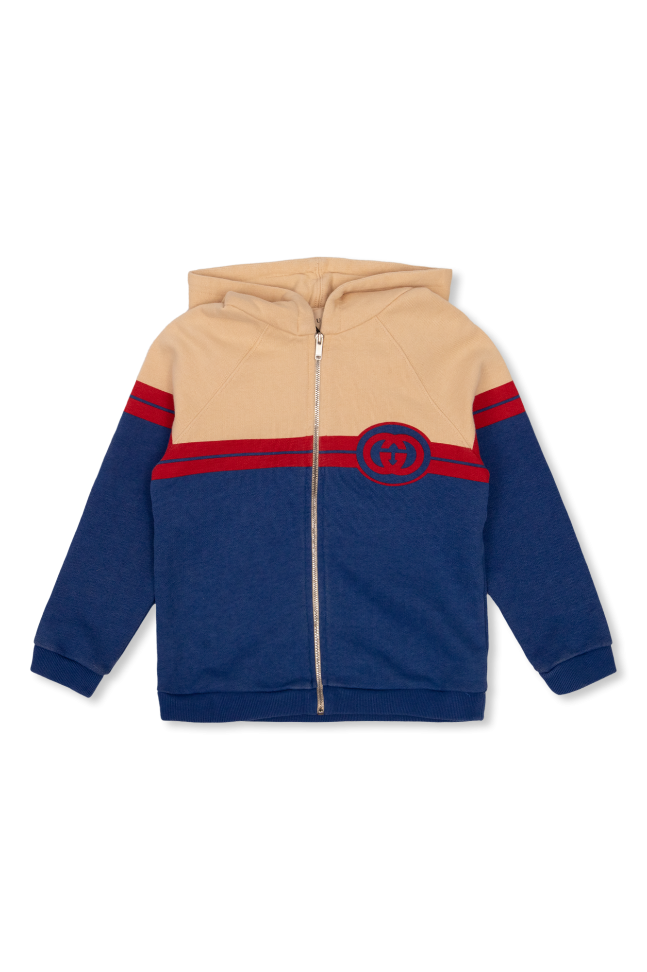 Blue Hoodie with logo Gucci Kids Vitkac Canada